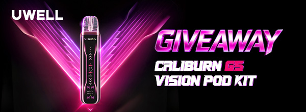 Uwell Caliburn G5 Vision Kit Giveaway