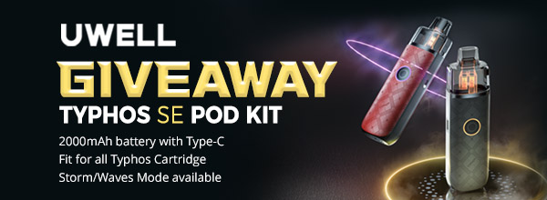 Uwell Typhos SE Pod Kit Giveaway