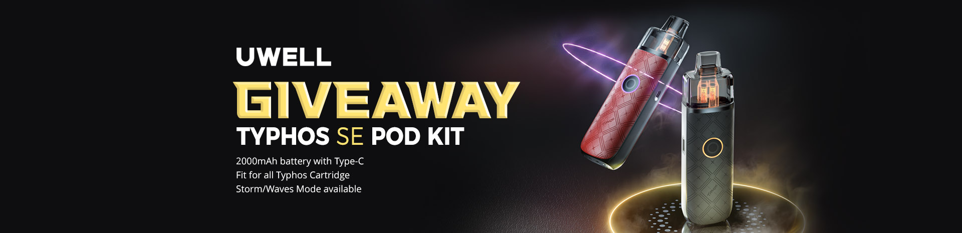 Uwell Typhos SE Pod Kit Giveaway