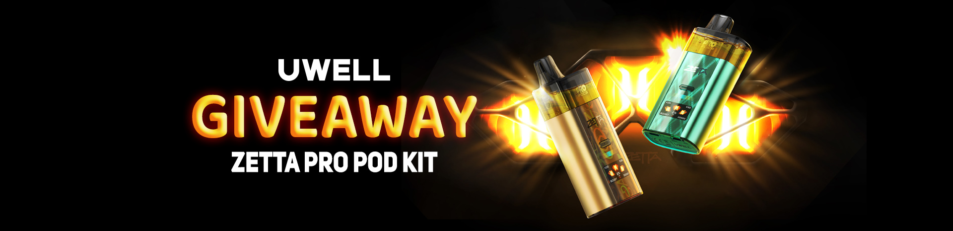 Uwell Zetta Pro Pod Kit Giveaway