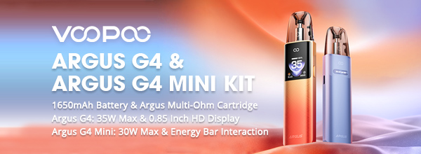 VOOPOO Argus G4 Kit and VOOPOO Argus G4 Mini Kit