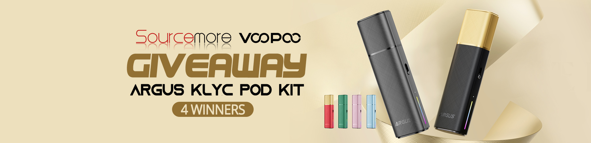 VOOPOO Argus Klyc Kit Giveaway