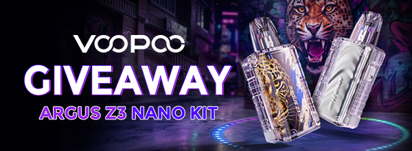 VOOPOO Argus Z3 Nano Kit Giveaway