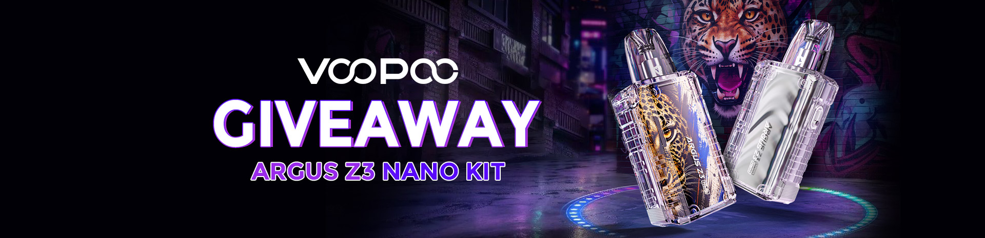 VOOPOO Argus Z3 Nano Kit Giveaway