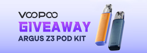 VOOPOO Argus Z3 Pod Kit Giveaway