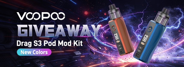 VOOPOO Drag S3 Pod Mod Kit New Colors Giveaway