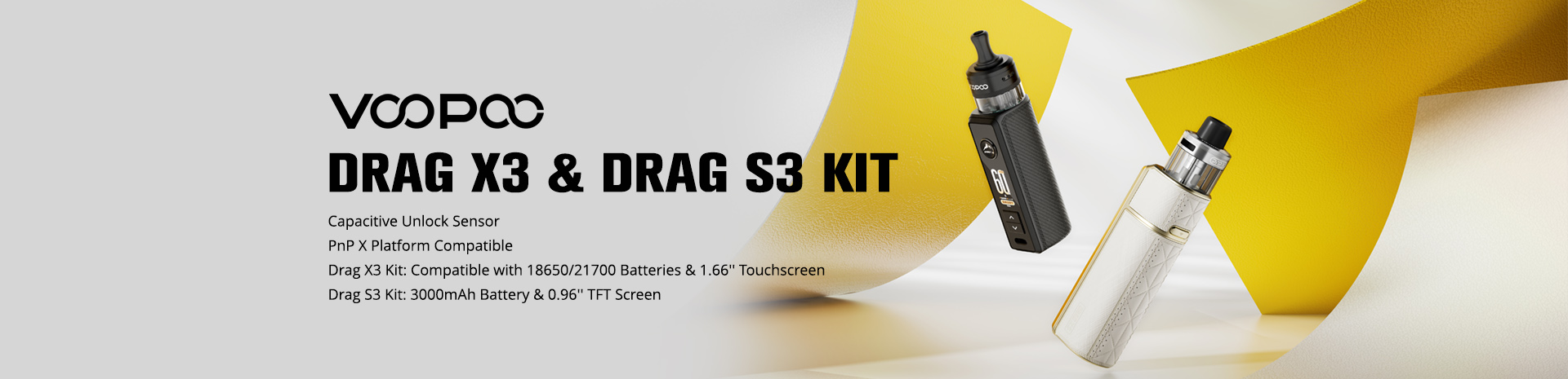 VOOPOO Drag X3 and S3 Kit
