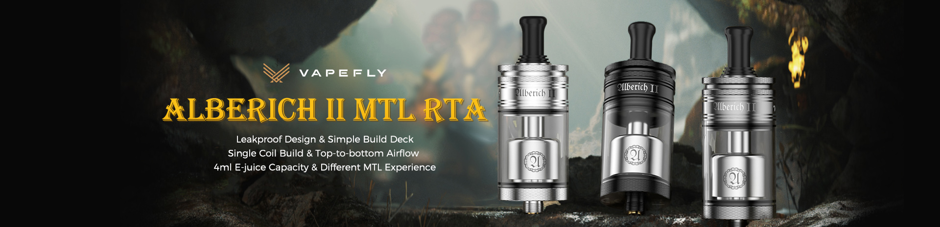 Vapefly Alberich 2 MTL RTA