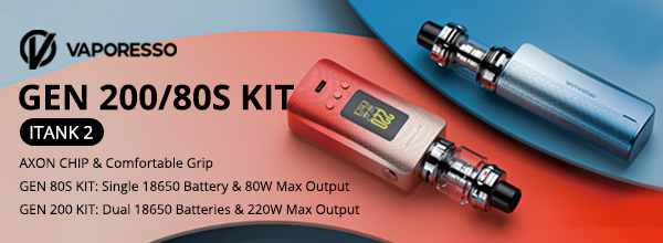 Vaporesso GEN 200 and GEN 80 S Kit with iTank 2