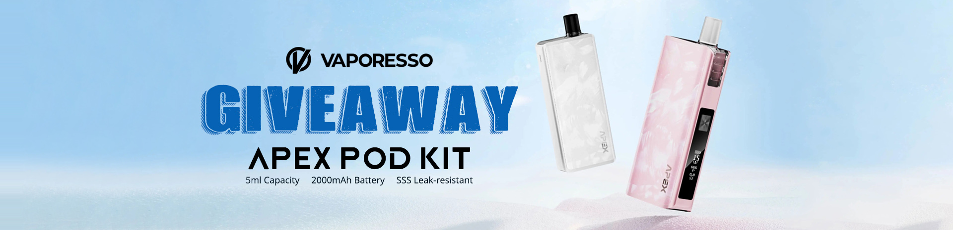 Vaporesso Apex Pod Kit Giveaway