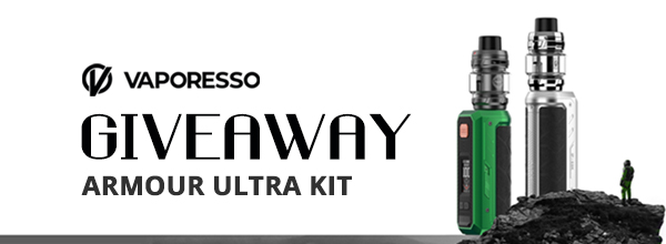 Vaporesso Armour Ultra Kit with iTank T Giveaway