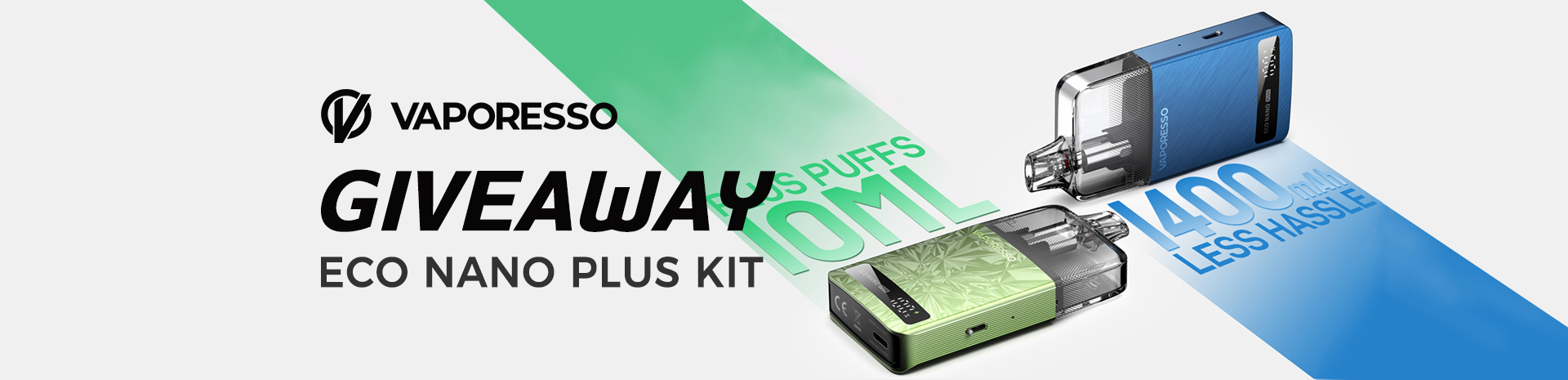 Vaporesso ECO Nano Plus Kit Giveaway