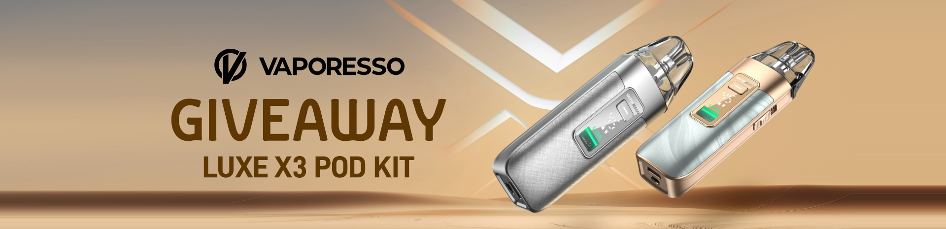 Vaporesso Luxe X3 Pod Kit Giveaway