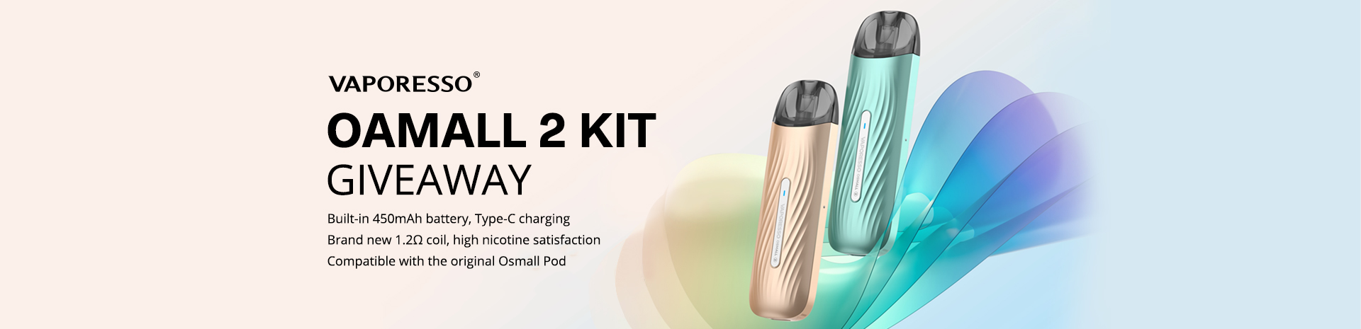 Vaporesso Osmall 2 Kit Giveaway