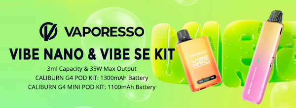 Vaporesso Vibe Nano Kit and Vaporesso Vibe SE Kit