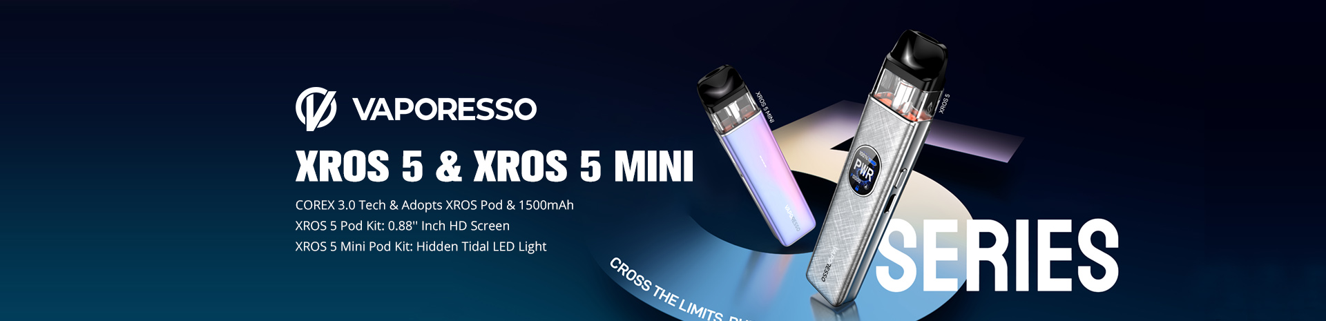 Vaporesso XROS 5 Kit and Vaporesso XROS 5 Mini Kit