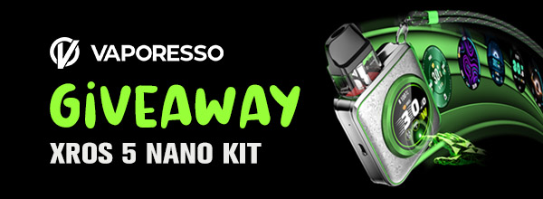 Vaporesso Xros 5 Nano Kit Giveaway