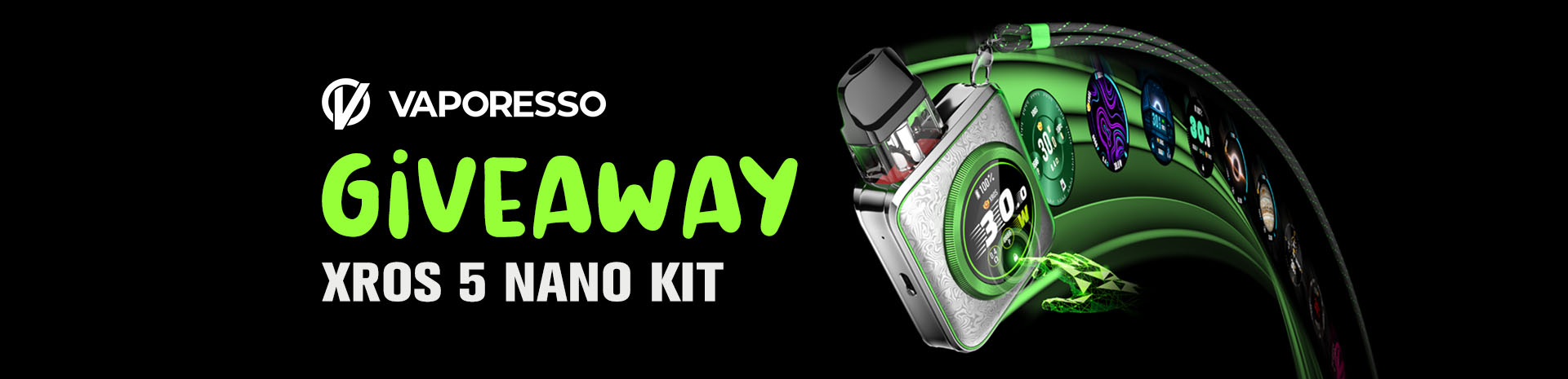 Vaporesso Xros 5 Nano Kit Giveaway