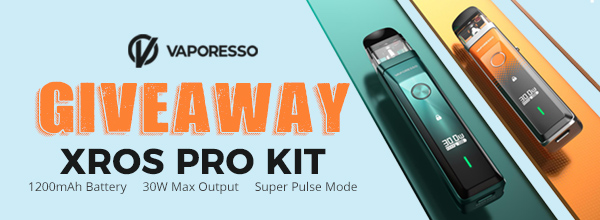 Vaporesso Xros Pro Kit Giveaway