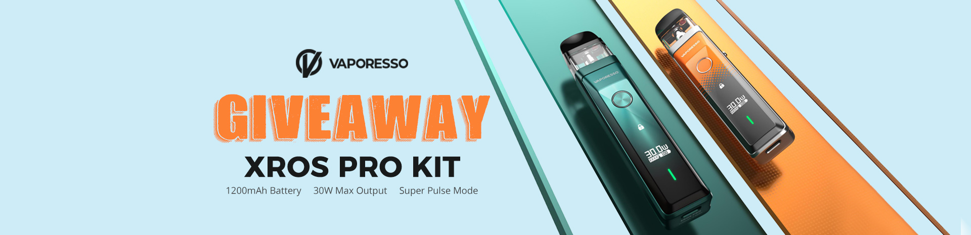 Vaporesso Xros Pro Kit Giveaway