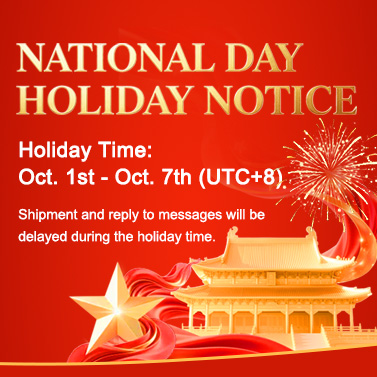 2026 National Day Holiday Notice
