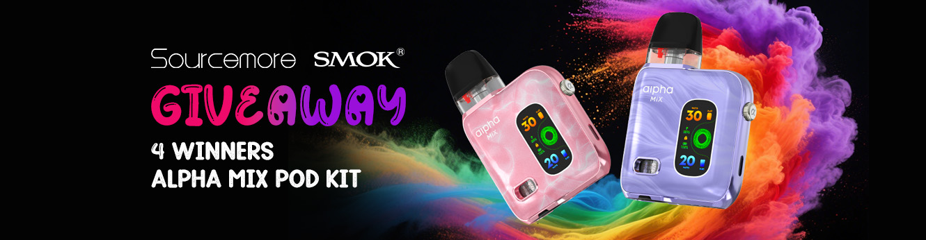 Sourcemore x SMOK Alpha Mix Pod Kit Giveaway