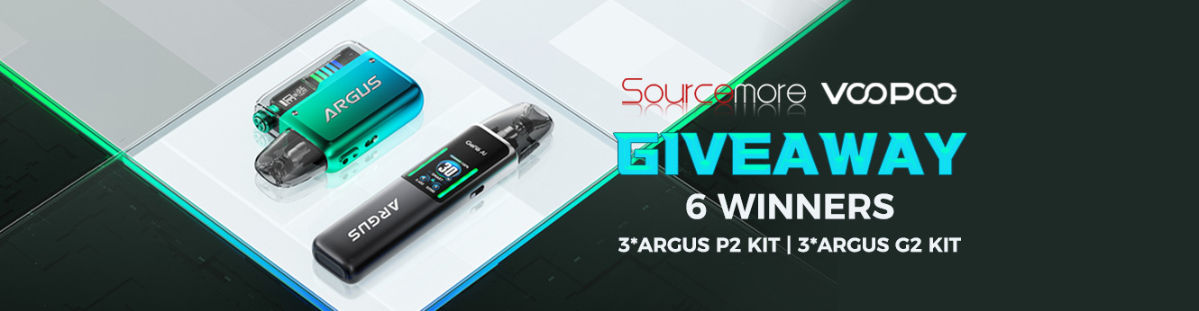 Sourcemore x VOOPOO Argus P2 & Argus G2 Kit Giveaway